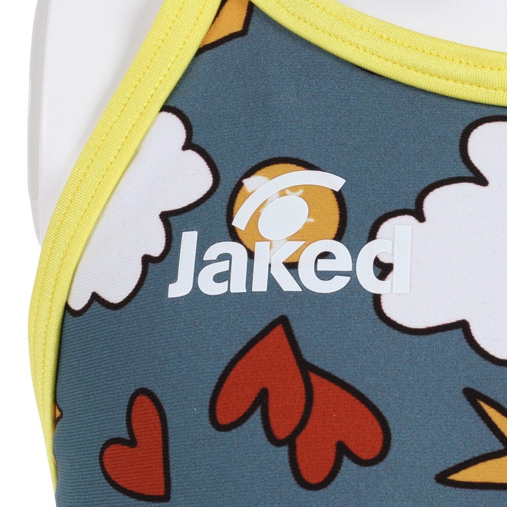 ジャケッド（Jaked）（キッズ）競泳水着 ジュニア 女子 水泳 練習用ワンピ ハイパーバックスーツ 0820573-0018