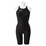 (キッズ)競泳水着 ジュニア 女子 水泳 ハーフスーツ レースオープンバック WA承認モデル N2MG042296