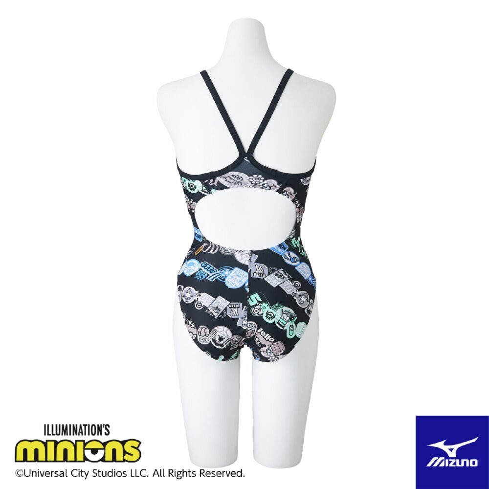 ミズノ（MIZUNO）（キッズ）競泳水着 ジュニア 女子 水泳 ミニオン