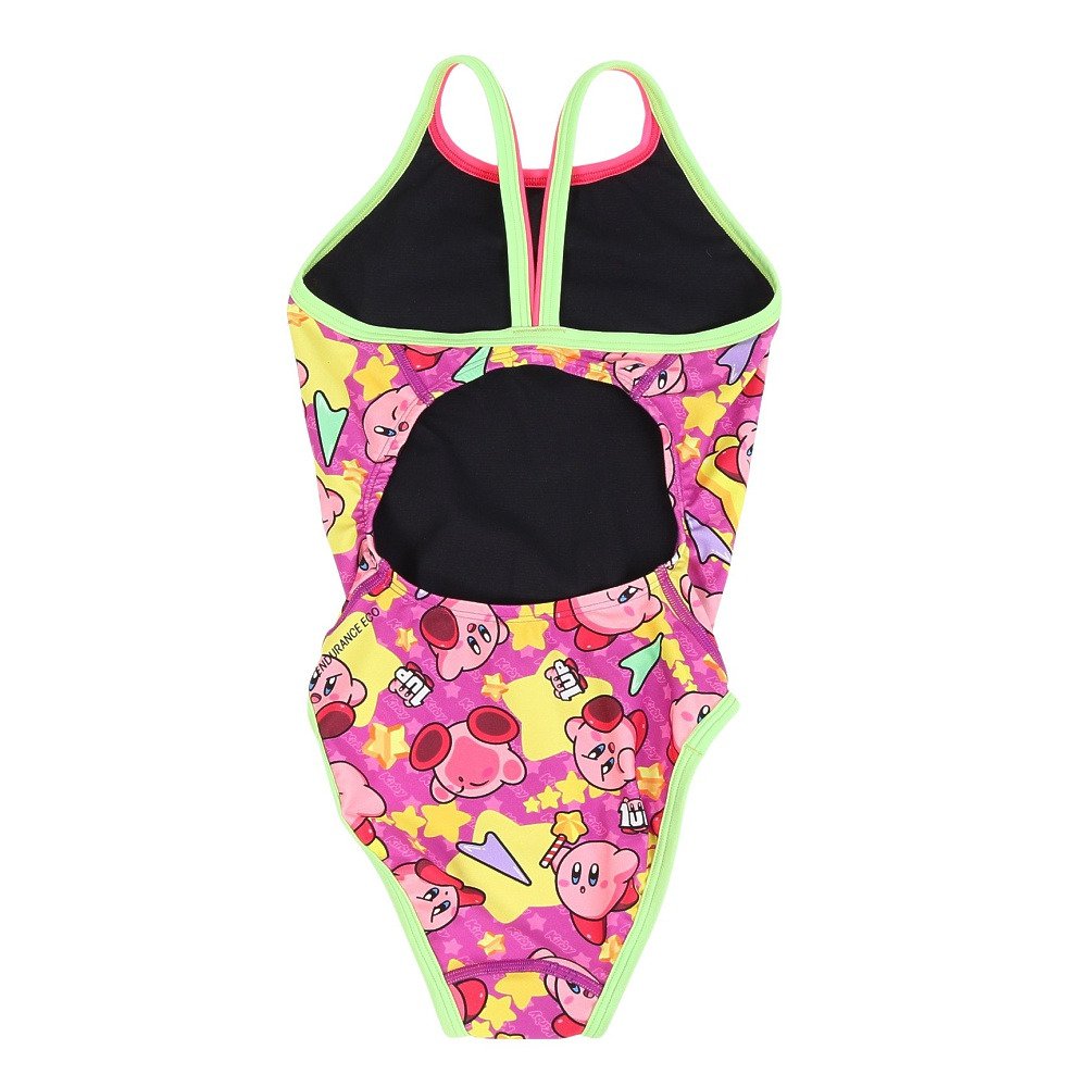 スピード（SPEEDO）（キッズ）競泳水着 ジュニア 女子 水泳 カービィ