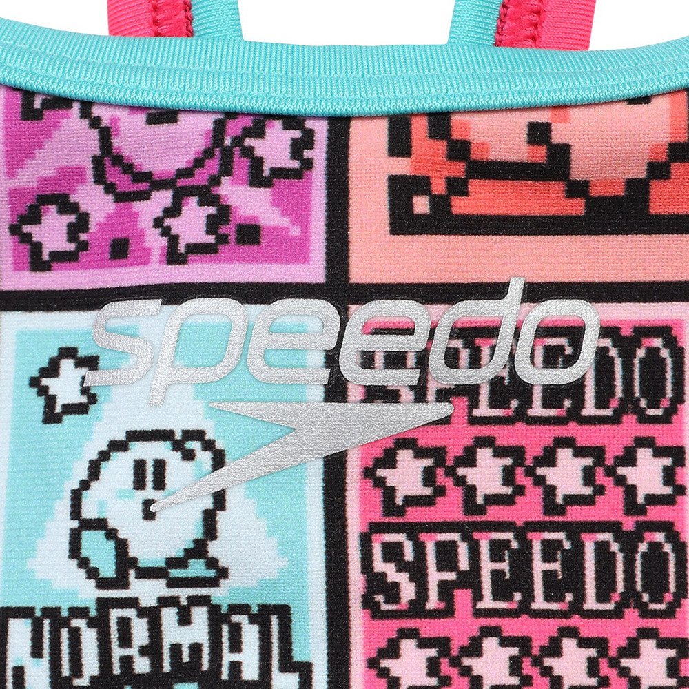 スピード（SPEEDO）（キッズ）競泳水着 ジュニア 女子 水泳 カービィ