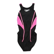 スピード(SPEEDO)(キッズ)水着 女子 水泳 フレックスゼロ2ジュニアエイムカットスーツ FINA承認 SCG02206F