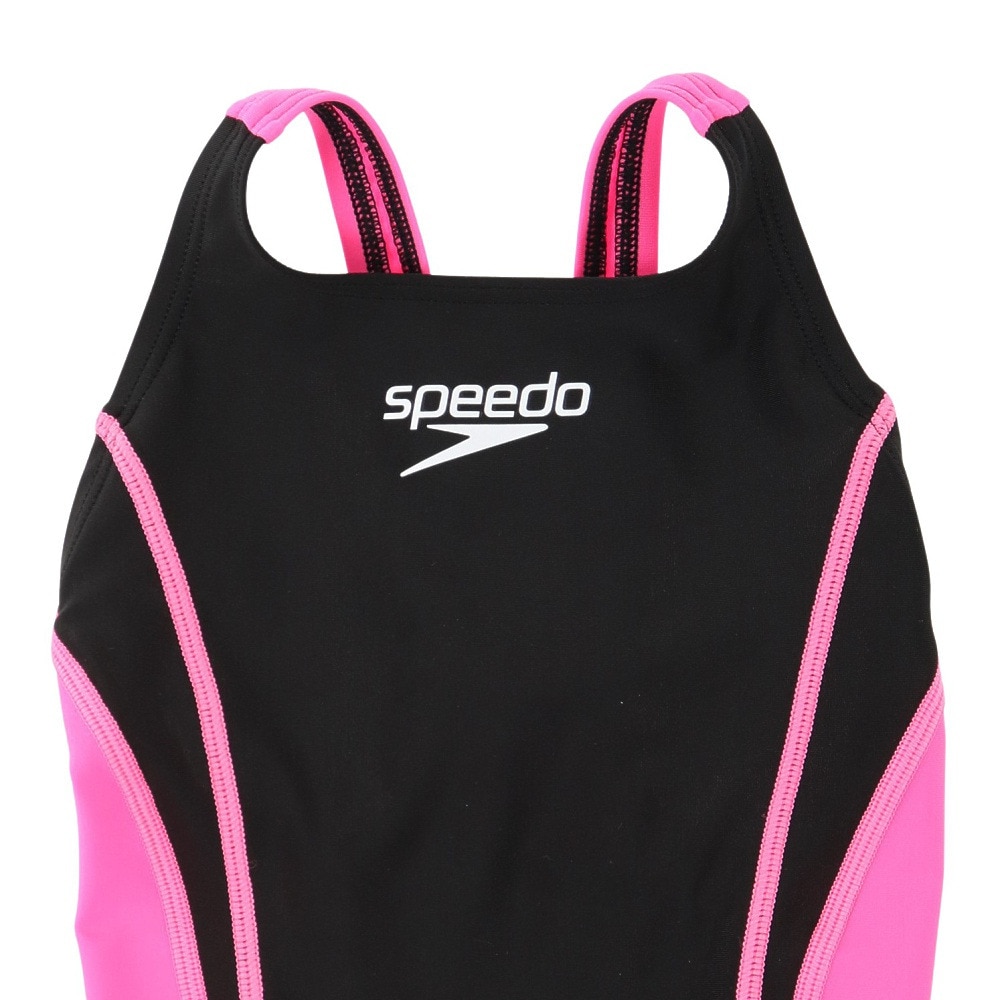 スピード（SPEEDO）（キッズ）水着 女子 水泳 フレックスゼロ2ジュニアオープンバックニースキン FINA承認 SCG12206F KP