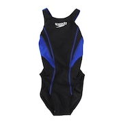 スピード（SPEEDO）（キッズ）競泳水着 女子 フレックスゼロ2 ガールズ エイムカットスーツ WA承認モデル SCG02206F KB