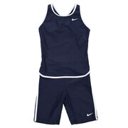 ナイキ（NIKE）（キッズ）スクール水着 女の子 水泳 セパレート めくれ防止 撥水 1981803-01 ジュニア 女児 女子　ガールズ