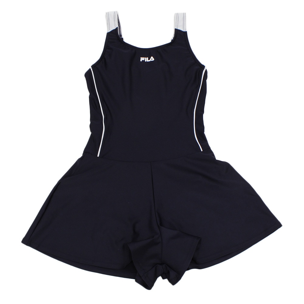 フィラ（FILA）（キッズ）ガールズ キュロパンAライン 124685NWT1 スクール水着 女の子 ワンピース
