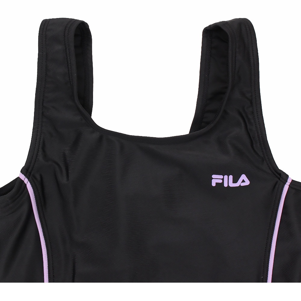 フィラ（FILA）（キッズ）めくれ防止タンキニ 125686BPL1 スクール水着 セパレート 女の子 ガールズ ワンピース UVカット