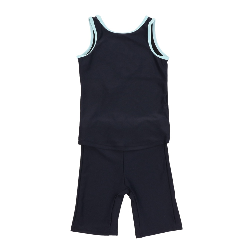 ティア（TYR）（キッズ）スクール水着 女の子 水泳 ガールズ セパレート ハーフスパッツ TSCHOL112X NVYSAX 撥水 UVカット  UPF50+ スポーツ用品はスーパースポーツゼビオ
