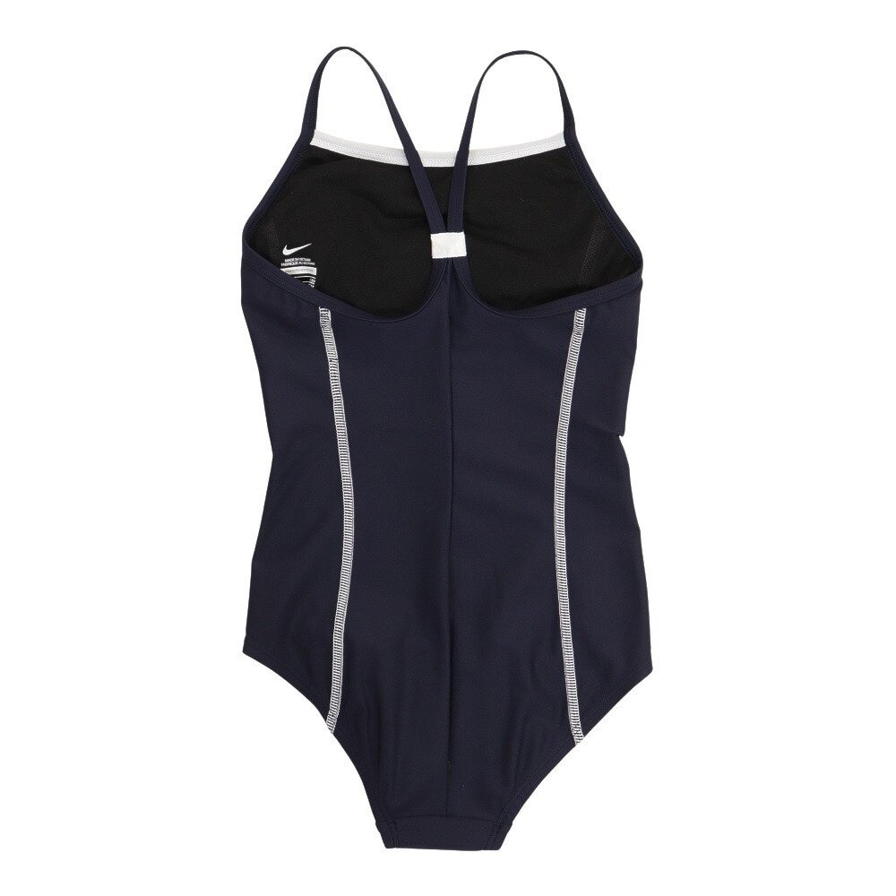 ナイキ（NIKE）（キッズ）スクール水着 ジュニア 女子 水泳 ガールズワンピース 1991001-01 撥水 速乾