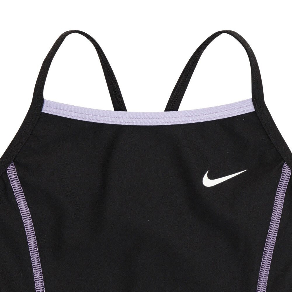 ナイキ（NIKE）（キッズ）スクール水着 ジュニア 女子 水泳 ガールズワンピース 1991001-12 撥水 速乾