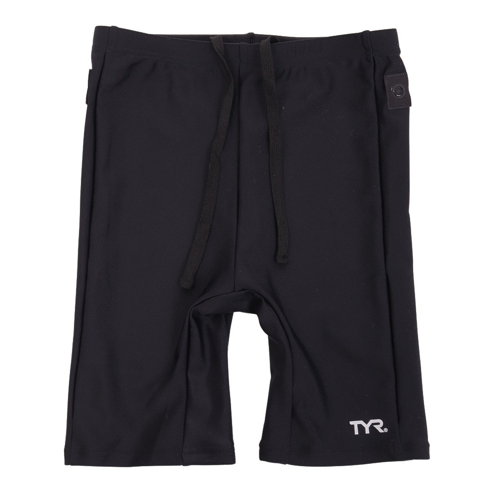 ティア（TYR）（キッズ）スクール水着 ジュニア ガールズセパレート TSCHSTCH122X  BLKLAV　撥水　めくれ防止　UVカット　UPF50+