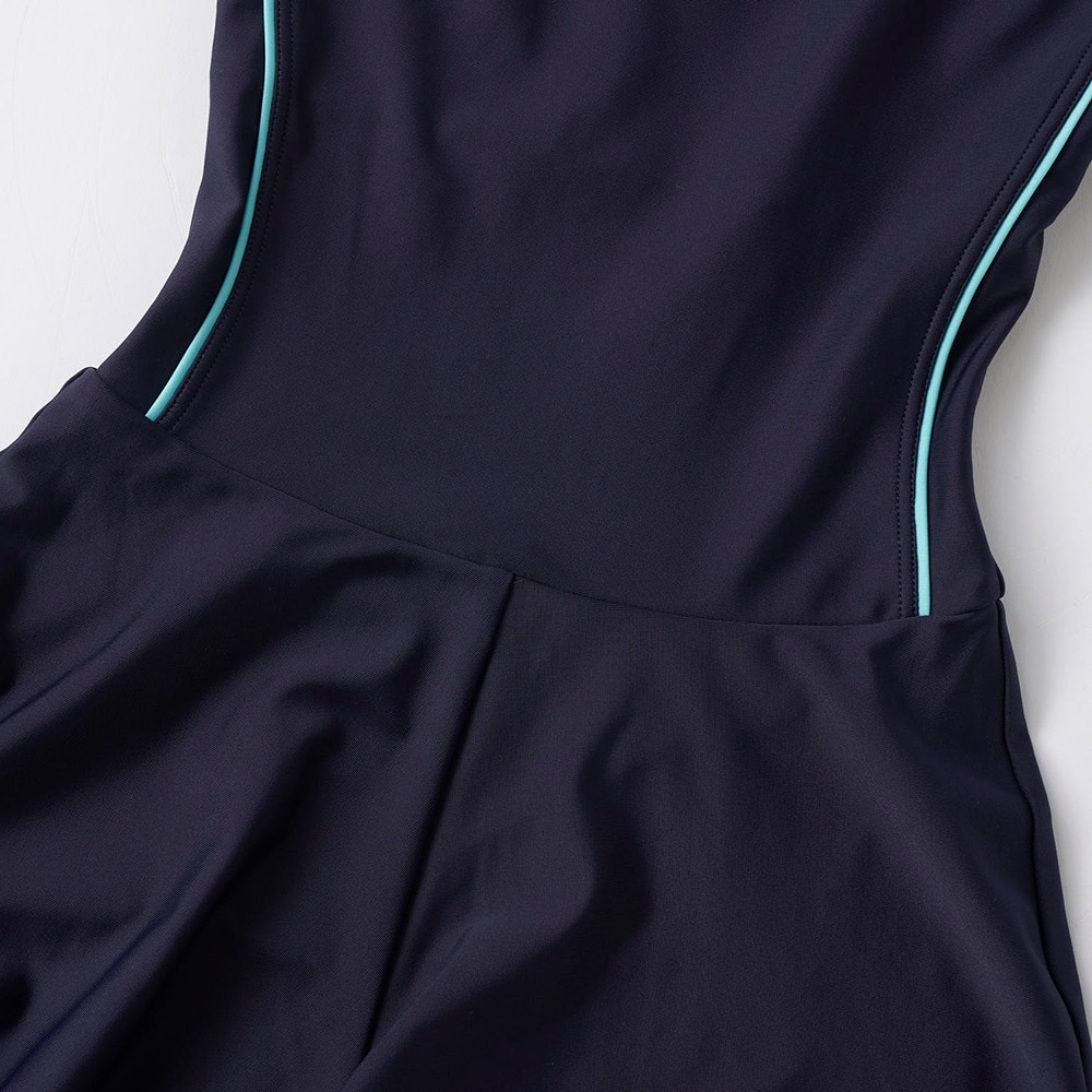 フィラ（FILA）（キッズ）スクール水着 ジュニア 女子 水泳 シャツセット オンスクール 125665-SAX