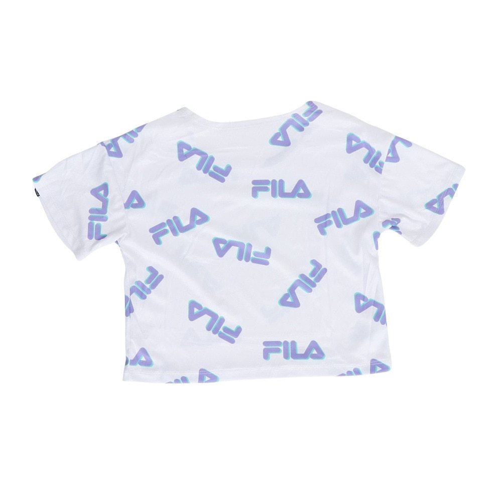 フィラ（FILA）（キッズ）ジュニア 女子 水泳 Tシャツセット オン スクール水着 125666-PPL