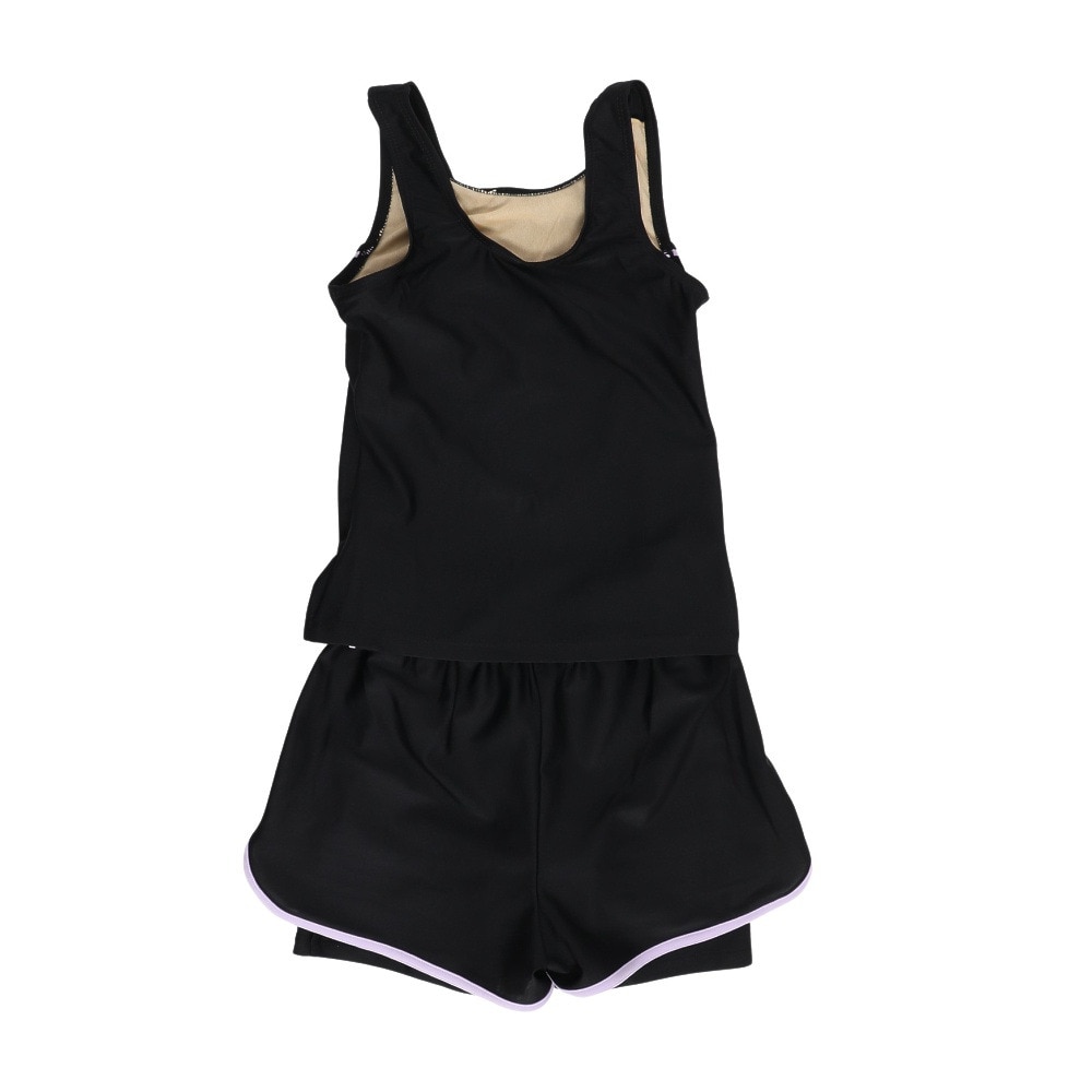 フィラ（FILA）（キッズ）ジュニア 女子 水泳 Tシャツセット オン スクール水着 125666-PPL