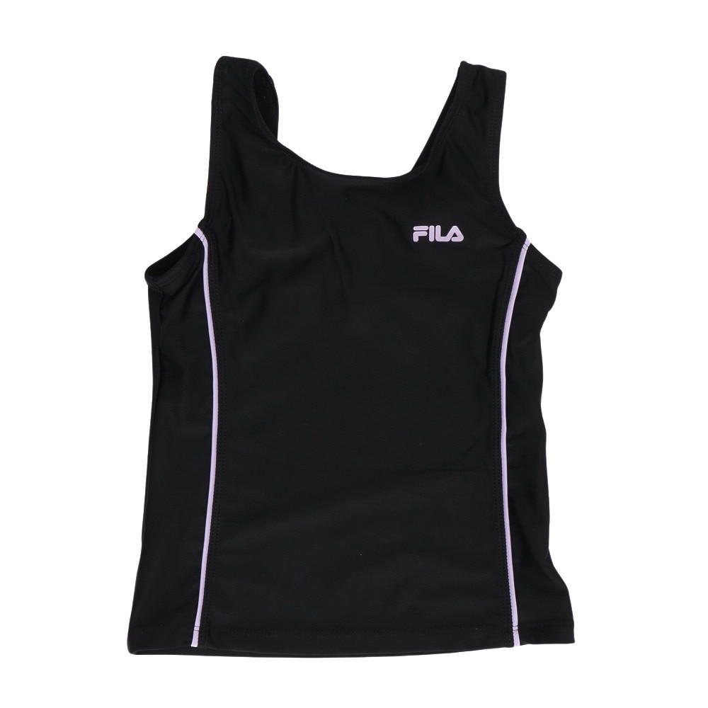フィラ（FILA）（キッズ）ジュニア 女子 水泳 Tシャツセット オン スクール水着 125666-PPL
