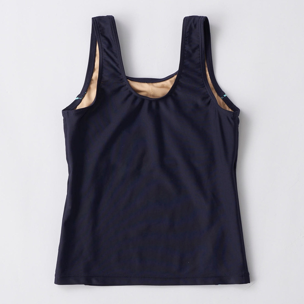 フィラ（FILA）（キッズ）スクール水着 ジュニア 女子 水泳 Tシャツセット オンスクール 125666-SAX