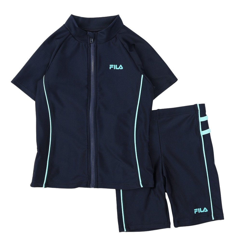 フィラ（FILA）（キッズ）スクール水着 ジュニア 女子 水泳 捲れ防止