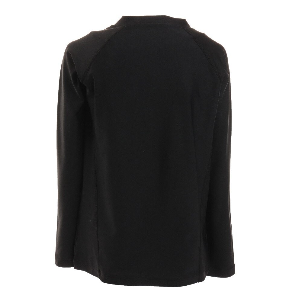 ティア（TYR）（キッズ）水着 ボーイズ UVカット 男児 ジュニア フルジップラッシュガード TSCHOLZRASH112X BLK★★★