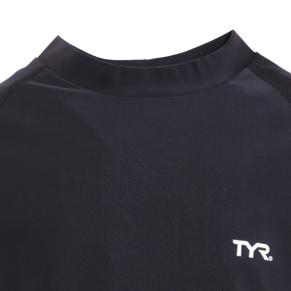 ティア（TYR）（キッズ）ジュニア 長袖ラッシュガード UVカット TSCHRASH122X BLK 130-170センチ 撥水 