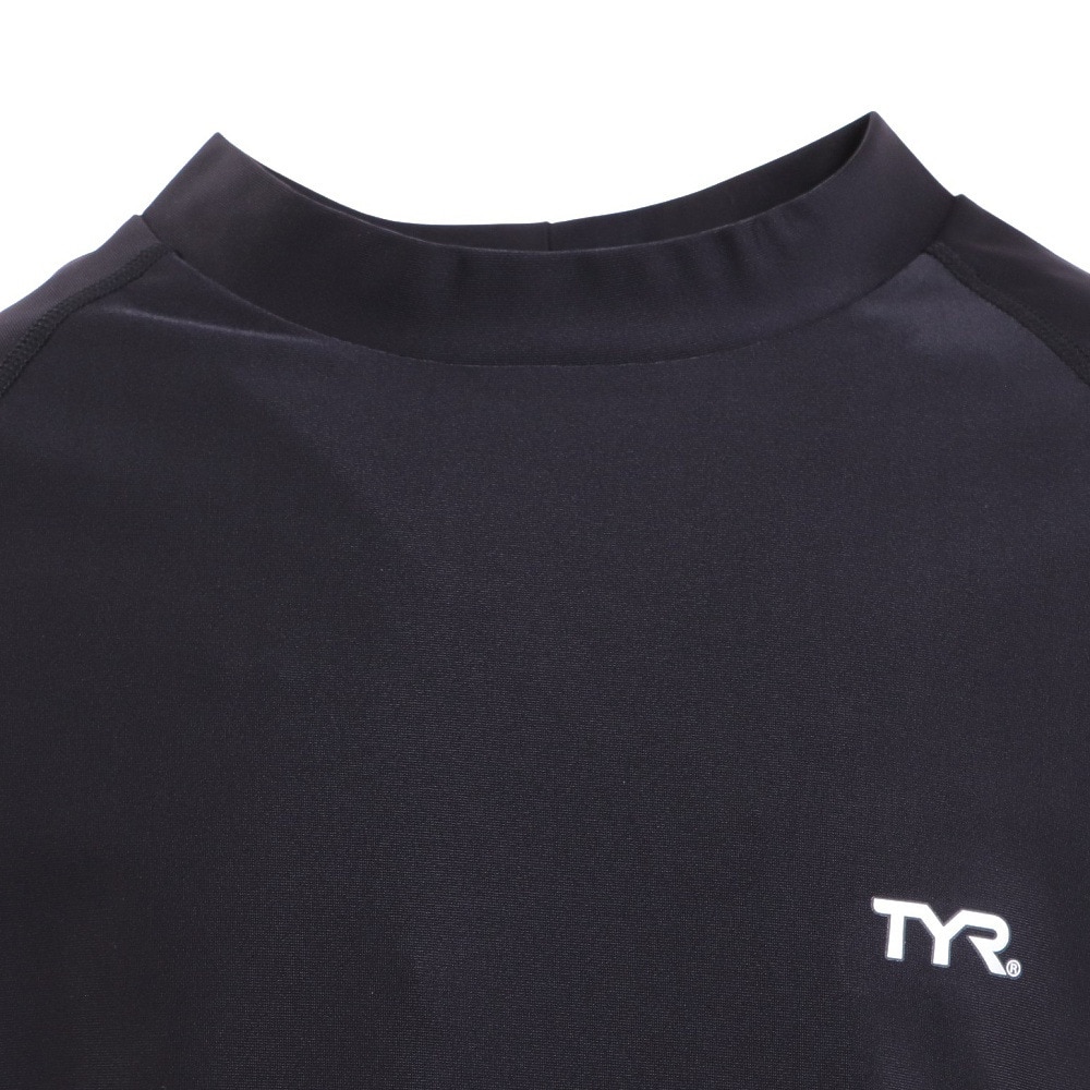 ティア（TYR）（キッズ）ジュニア 長袖ラッシュガード UVカット TSCHRASH122X  BLK