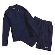 ナイキ（NIKE）（キッズ）水泳 スクール水着 UVカット 男女共用水着 セパレート ジェンダーレス ジュニア 1991073-08