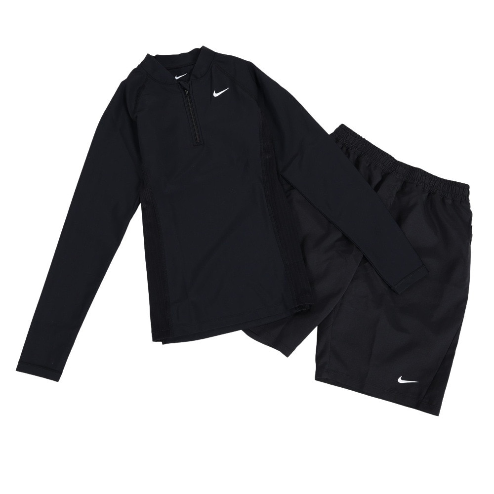 ナイキ（NIKE）（キッズ）NIKE SWIM UNISEX ロングスリーブ セットアップ 1991073-09