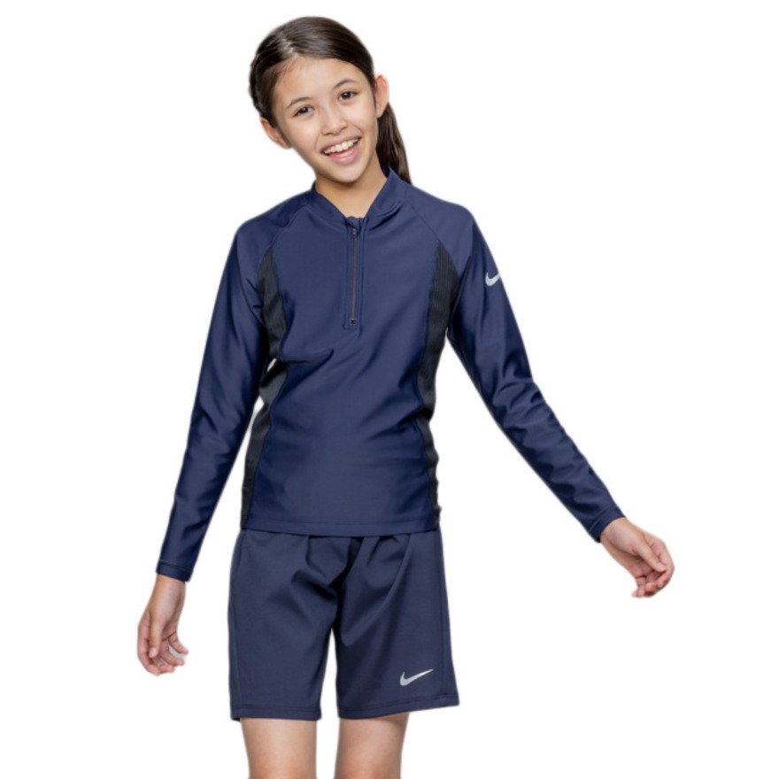 ナイキ（NIKE）（キッズ）長袖水着 ジュニア ユニセックス 長袖