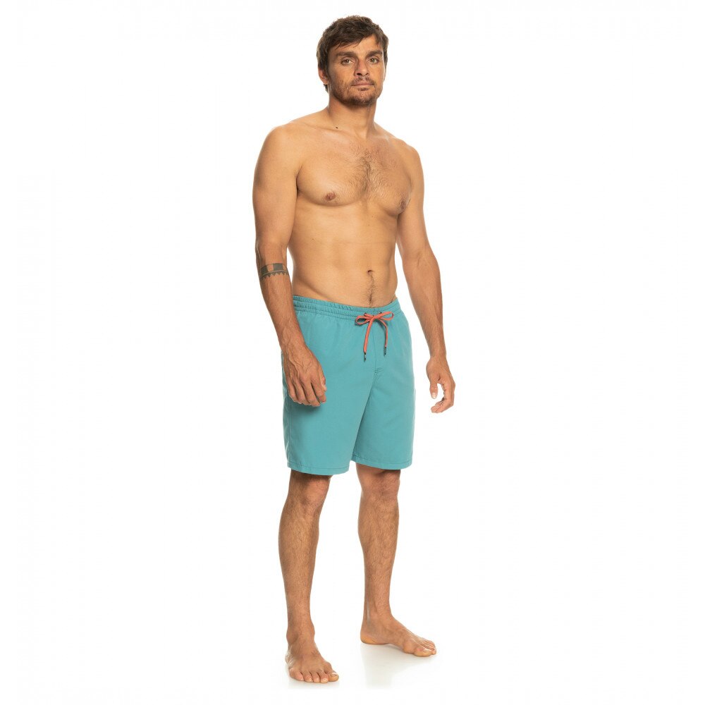 クイックシルバー（Quiksilver）（メンズ）水着 海水パンツ ハーフパンツ ボードショーツ EVERYDAY VOLLEY 19 23SP  EQYJV03986 BLZ0 グリーン マリン、ウィンタースポーツ用品はヴィクトリア