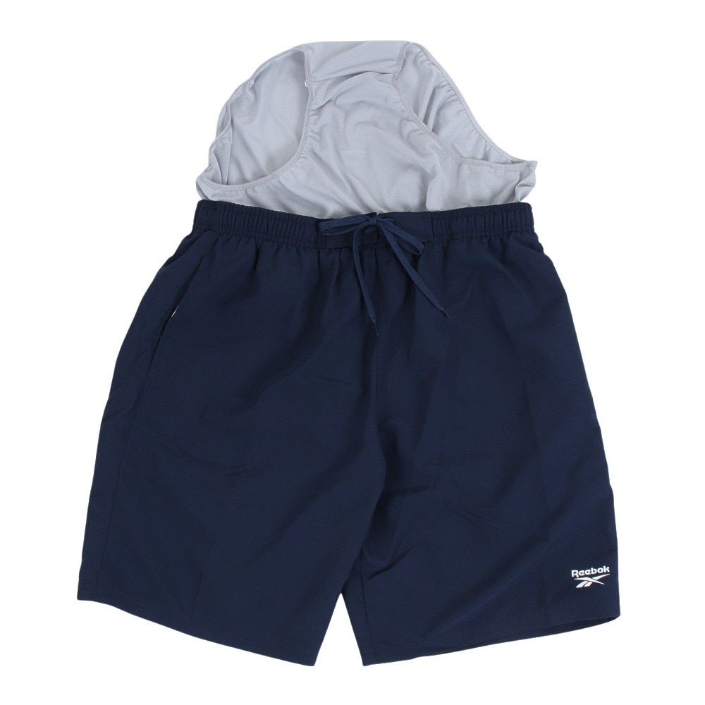 リーボック（REEBOK）（メンズ）海パン ハーフパンツ 無地 サーフパンツ トランクス 420-700-C-NV