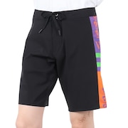 (メンズ)DISCLOSURE GLOBAL TOUR 19インチ TRUNK ボードショーツ RBO-25114-BLK