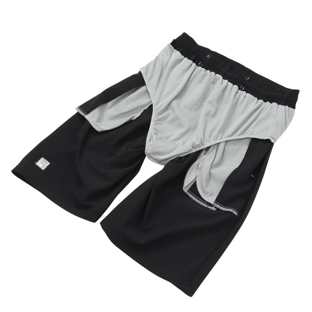 フィラ（FILA）（メンズ）無地サーフパンツ インナーショーツ付き 426200BK