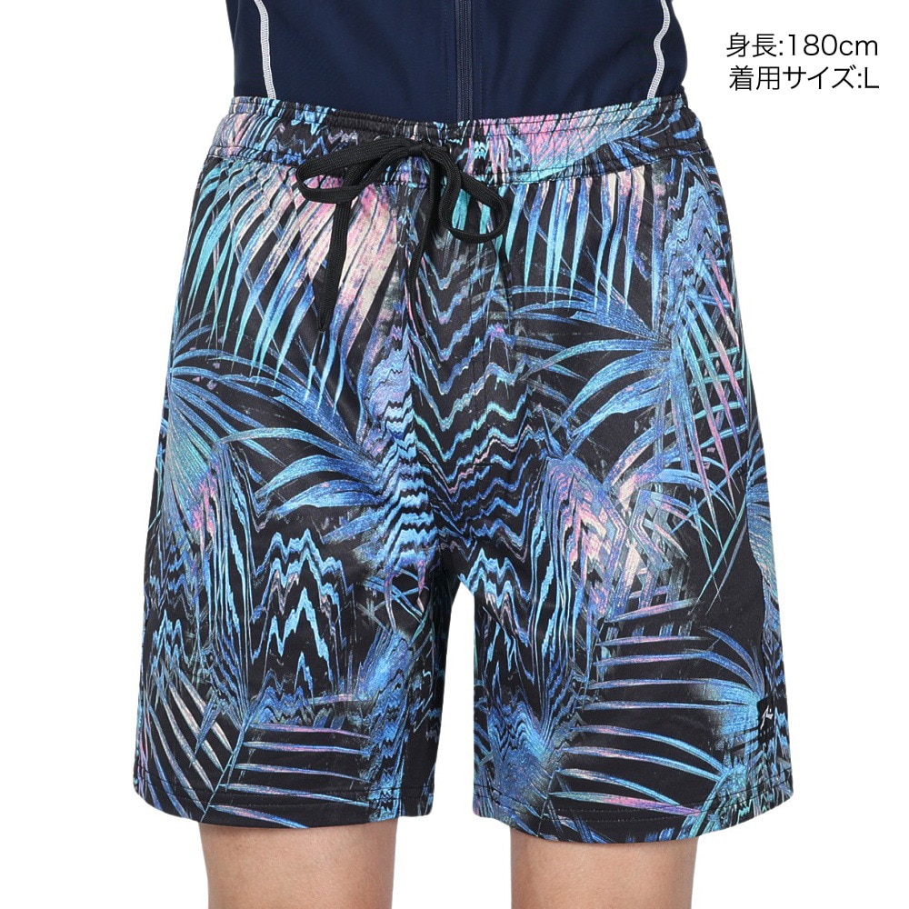 ラスティ(RUSTY)(メンズ)水着 メンズ ハイブリッドショーツ 柄 トランクス 910408BLK 海パン 海水パンツ サーフパンツ マリン、ウィンタースポーツ用品はヴィクトリア ラスティ サーフパンツ 海パン 水着 Mサイズ