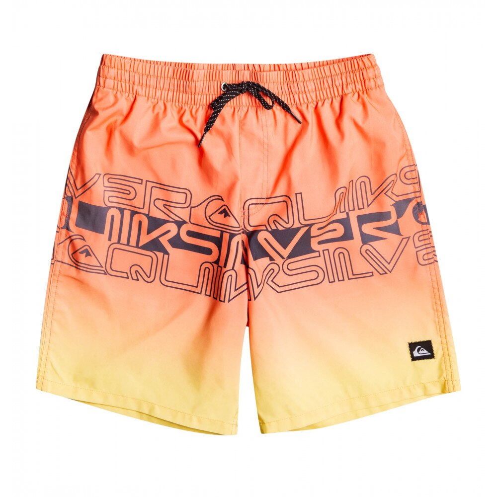 クイックシルバー（Quiksilver）（メンズ）水着 海水パンツ ハーフパンツ ボードショーツ EVERYDAY WORDBLOCK VOLLEY  19 23SP EQYJV04006 MHV6 レッド マリン、ウィンタースポーツ用品はヴィクトリア