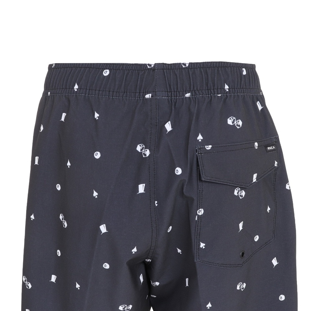 ルーカ（RVCA）（メンズ）水着 海パン ショート丈 ボードショーツ サーフパンツ PERRY MIX BS BD041525 BLK
