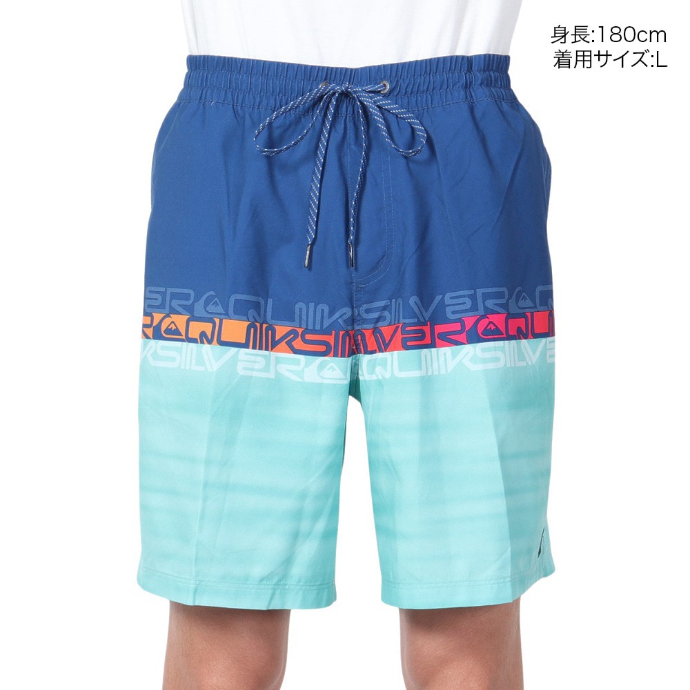 クイックシルバー（Quiksilver）（メンズ）水着 海水パンツ EVERYDAY WORDBLOCK VOLLEY 19 ボードショーツ 24SPAQYJV03159BYC6