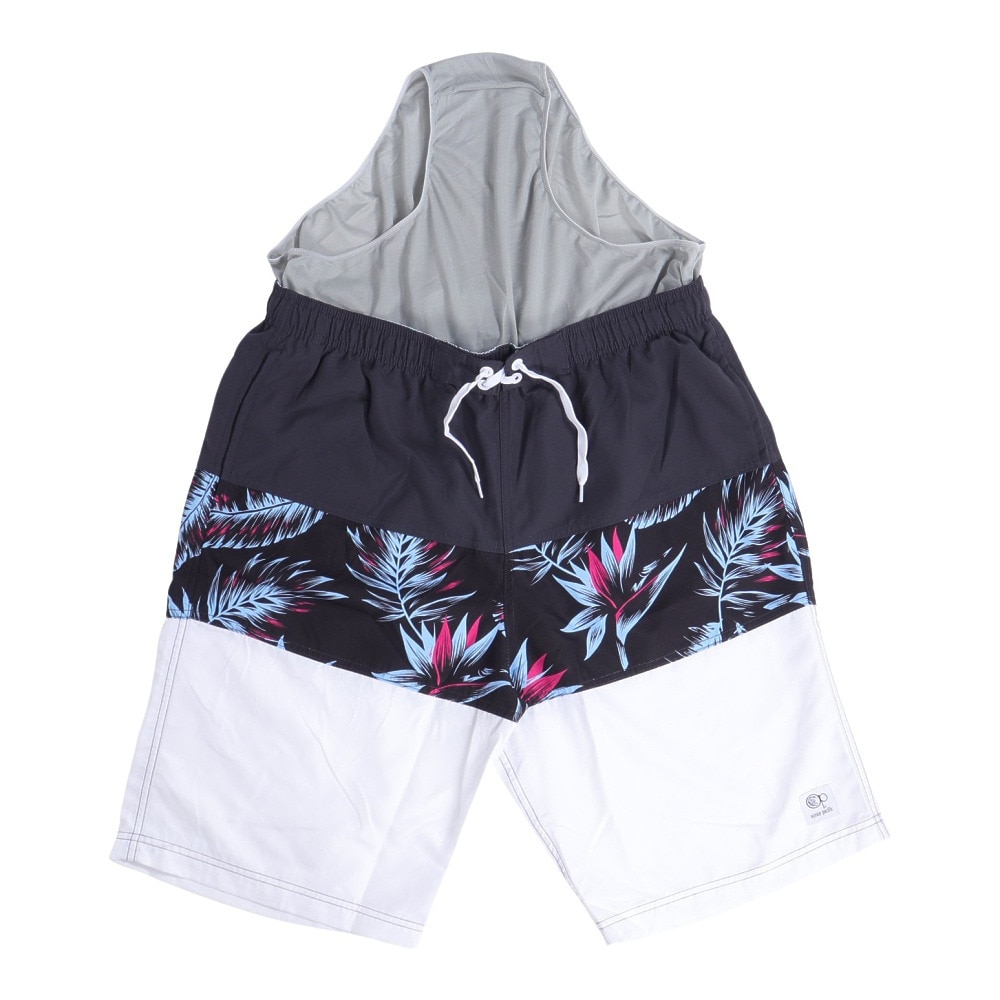 オーシャンパシフィック（Ocean Pacific）（メンズ）水着 サーフパンツ トランクス 切替 インナー付き 514425WHT
