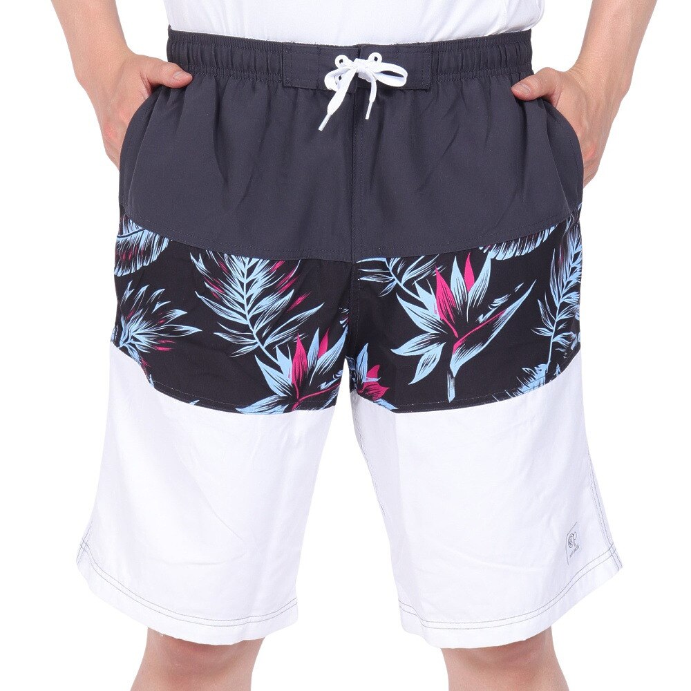 オーシャンパシフィック（Ocean Pacific）（メンズ）水着 サーフパンツ トランクス 切替 インナー付き 514425WHT
