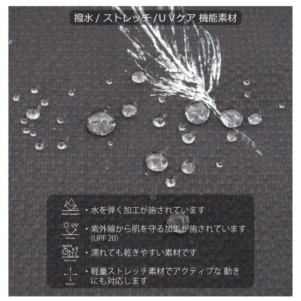 オンヨネ（ONYONE）（メンズ）ハーフパンツ フェザード ショーツ BIP91408 009P 水陸両用 UVカット 撥水