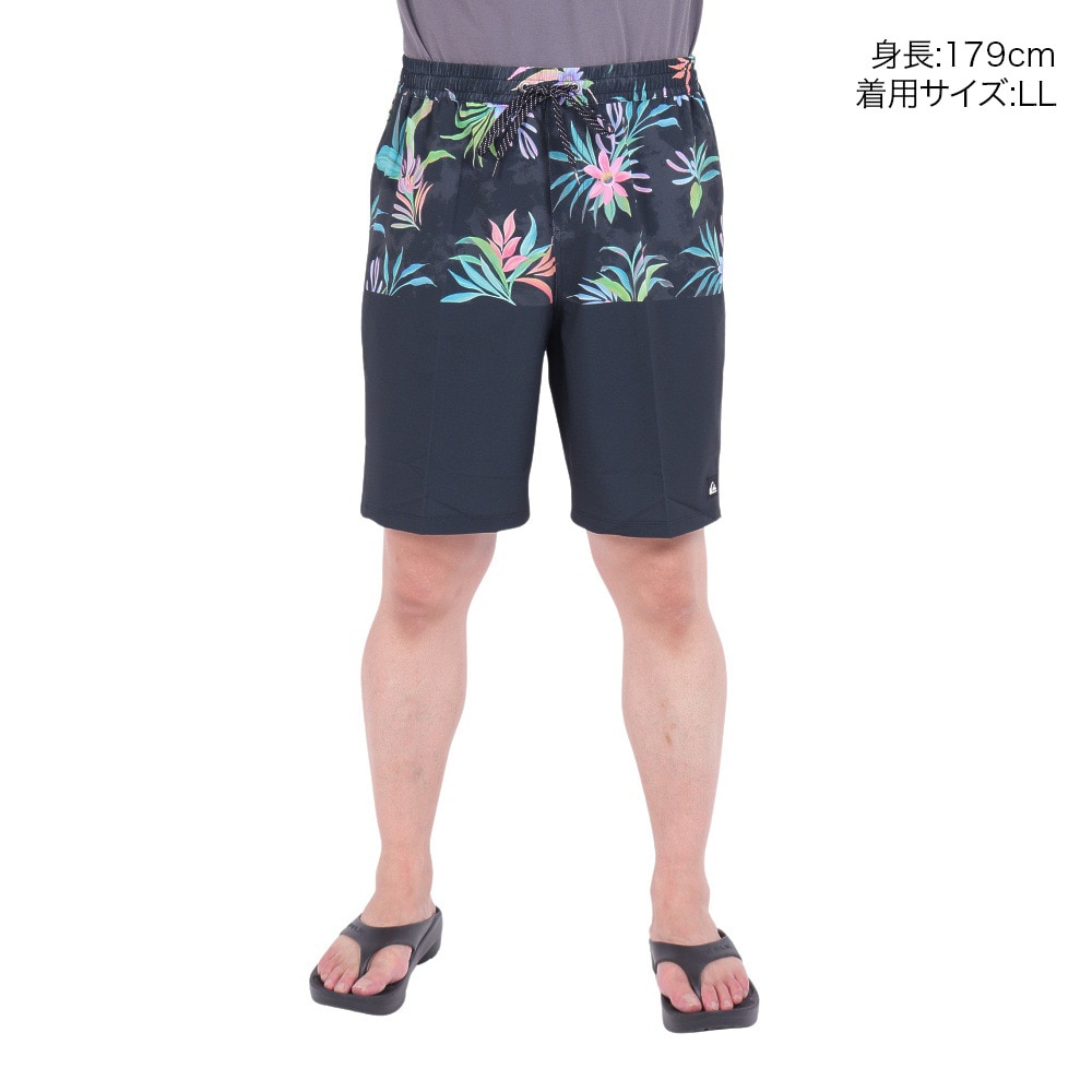 クイックシルバー（Quiksilver）（メンズ）TROPIC FEVER VOLLEY 20NB 水着 サーフパンツ 24SUQBS242024BLK
