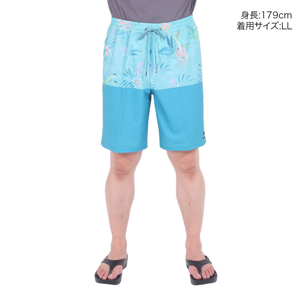 クイックシルバー（Quiksilver）（メンズ）TROPIC FEVER VOLLEY 20NB 水着 サーフパンツ 24SUQBS242024GRN