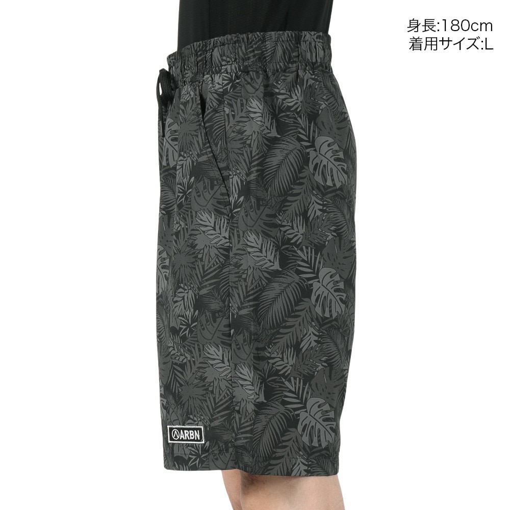 エアボーン（ARBN）（メンズ）スイム トランクス 水陸両用 AB25SSM-APP801BLK