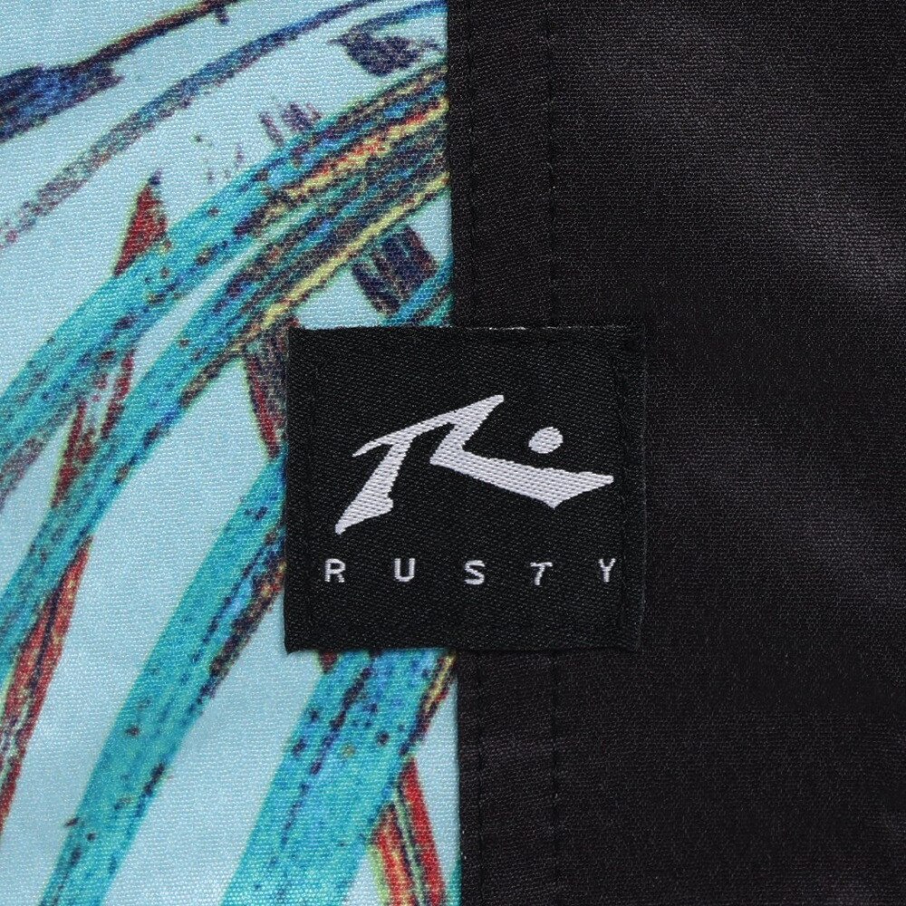 ラスティ（RUSTY）（メンズ）水着 海パン ボードショーツ ハイブリッドショーツ 柄 ブラック 910408BKE マリン、ウィンタースポーツ 用品はヴィクトリア