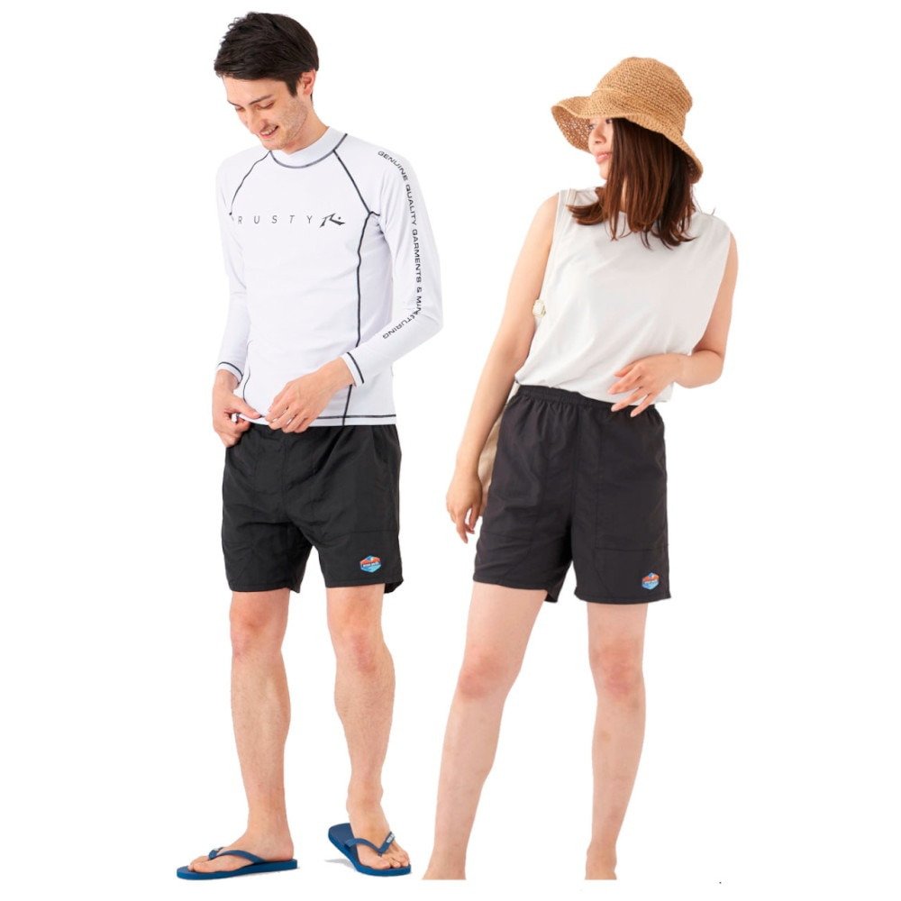 オーシャンパシフィック（Ocean Pacific）（メンズ）無地 ハイブリットショーツ 512400 BLK