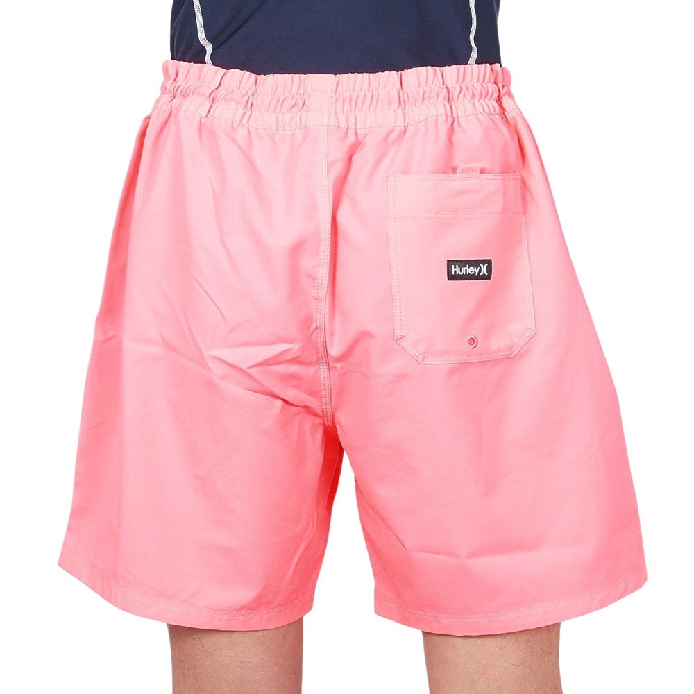 ハーレー（HURLEY）（メンズ）速乾 軽量 ストレッチ ハーフパンツ ボードショーツ ピンク OAO MAGIC VOLLEY17 22 MBS0010200-H618