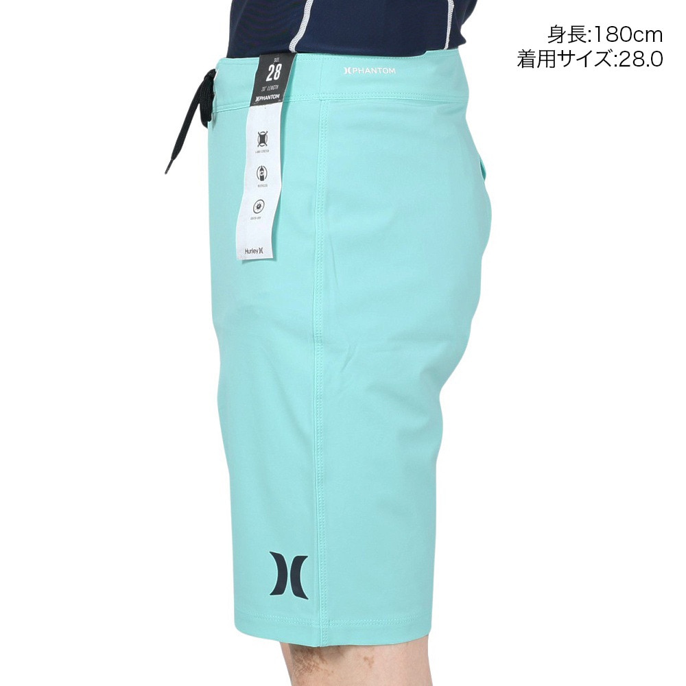 ハーレー（HURLEY）（メンズ）水着 海パン ハーフパンツ ボードショーツ ミント PHANTOM ONE&ONLY SOLID 20 22 MBS0010240-H333