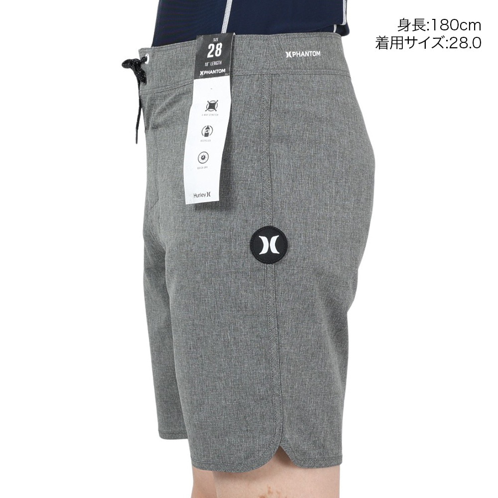 ハーレー（HURLEY）（メンズ）水着 海水パンツ ボードショーツ PHANTOM ONE&ONLY HEATHER 22 CZ5986-H010 ダークグレー