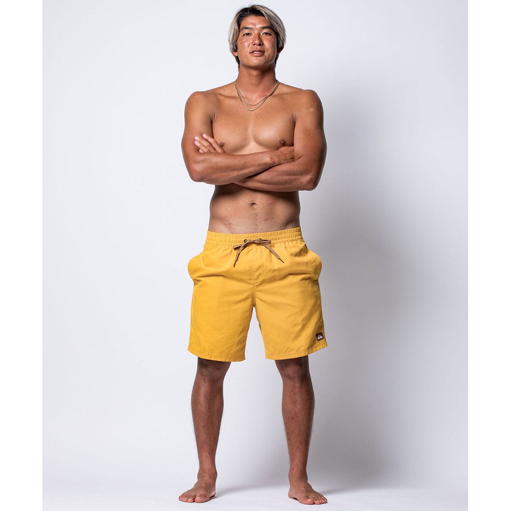 クイックシルバー（Quiksilver）（メンズ）EVERYDAY SOLID VOLLEY 19 ジャムボードショーツ インナーショーツ付き 26SPEQYJV04137YKM0