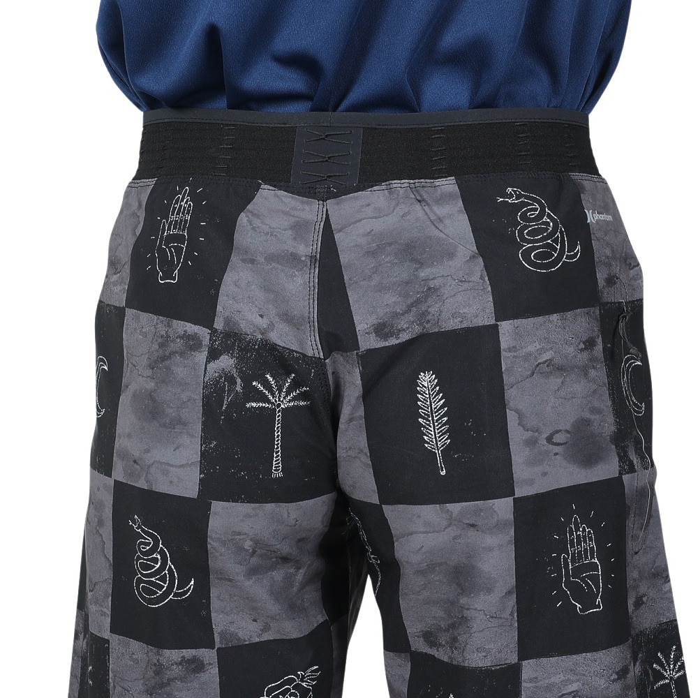ハーレー（HURLEY）（メンズ）水着 海パン ボードショーツ HRLY P SRFCHK18 AJ9717-010 ブラック
