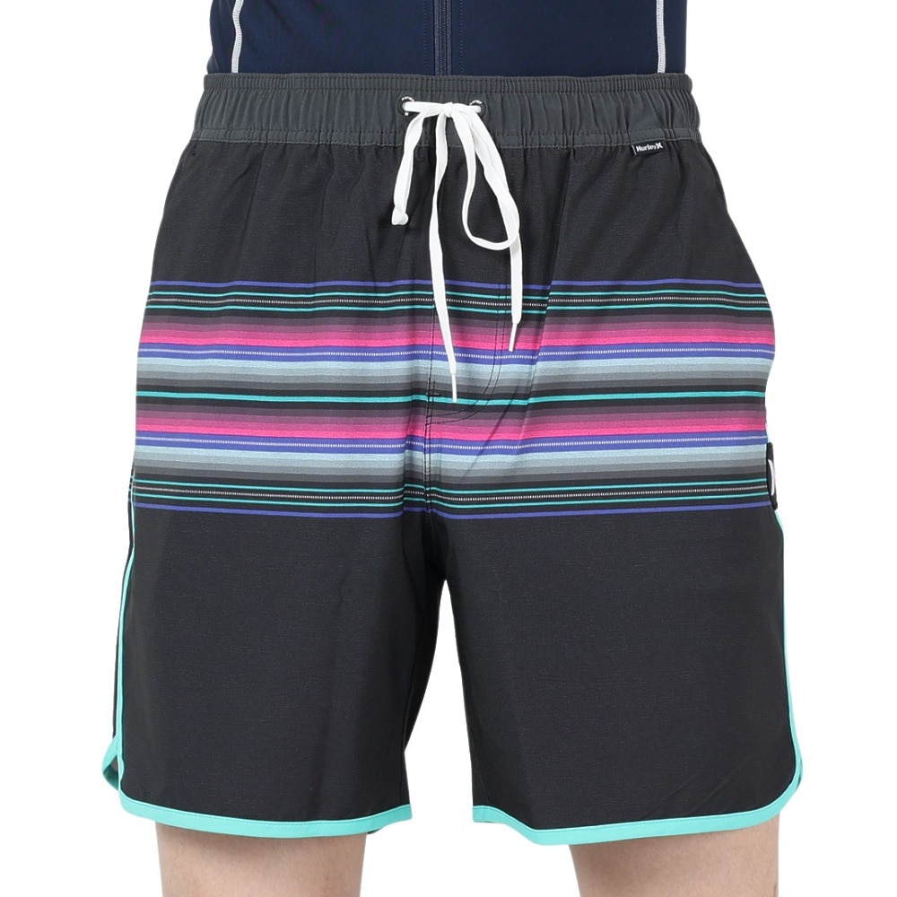 ハーレー（HURLEY）（メンズ）耐久撥水 軽量 速乾 ハーフパンツ ボードショーツ Phantom Baja Malibu 22 BQ4137-010ブラック