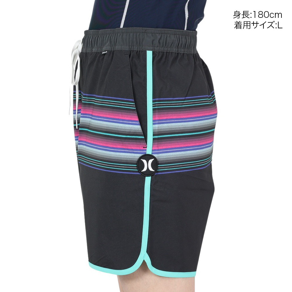 ハーレー（HURLEY）（メンズ）耐久撥水 軽量 速乾 ハーフパンツ ボードショーツ Phantom Baja Malibu 22 BQ4137-010ブラック